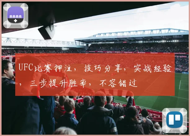 UFC比赛押注，技巧分享，实战经验，三步提升胜率，不容错过